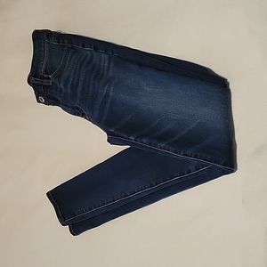 American Eagle dark wash super hi rise jegging size 0 long